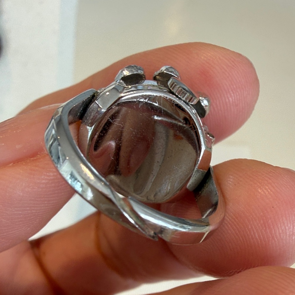 Blita swiss made Women's Watch ring with Jewel Accents - Picture 7 of 11